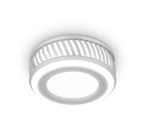 Светильник точечный встраиваемый Backlight BL143 Кругл.Gu5.3, 3W, LED 3000K 1/40 белый матовый  BL143  Gauss