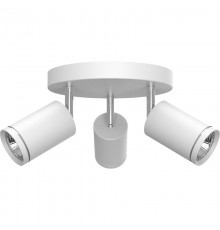 Светильник-спот настенно-потолочный под лампу GU10, ML203-1 3х50Вт белый  41923  FERON