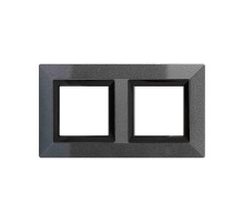 Рамка из металла, "Avanti", темно-серый, 4 модуля  4403854  DKC