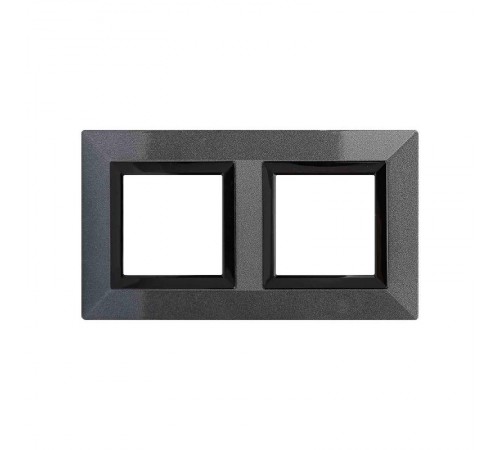 Рамка из металла, "Avanti", темно-серый, 4 модуля  4403854  DKC