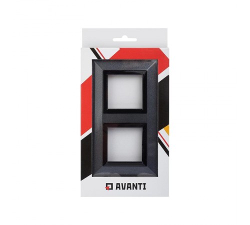 Рамка из металла, "Avanti", темно-серый, 4 модуля  4403854  DKC