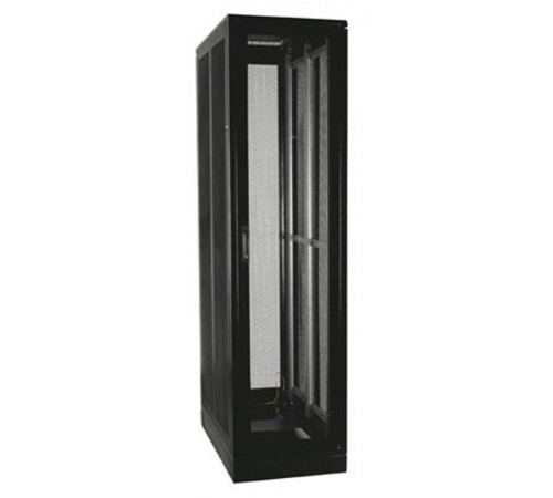 Шкаф напольный WZ-IT-246060-69AA-2-161-FP 19",24U,1163х600х600мм,дв.стекл.с бок.вст.,сзади укороч.дв.+ф.п.3Uчерн.(RAL9005)разобр. 410689  Zpas