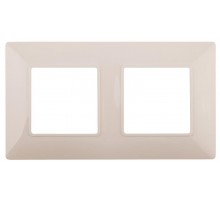 14-5002-02 Рамка на 2 поста, Эра Elegance, сл.кость  Б0034388  ЭРА