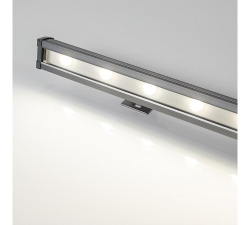 Прожектор светодиодный архитектурный AR-LINE-1000L-48W-24V RGB-Day4000 (Grey, 15x45 deg, DMX512)  027282  Arlight