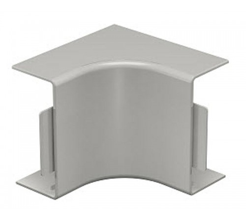 Крышка внутреннего угла кабельного канала WDK 40x90 мм (ПВХ,серый) (WDK HI40090GR)  6021190  OBO Bettermann