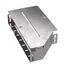 Переходник левый с крышкой Стандарт 400х300х80   PR16.0686  Промрукав