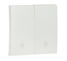 Валенсия лицевая панель выключателя 2-кл. проходного 10А жемчуг EKF PROxima   ESV10-L-027-50   EKF