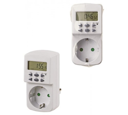 Таймер розеточный ТРЭ-Н-01-1мин/7дн-10on/off-8А (недельный) упак.-термоусад.пленка "Народный"  SQ1506-0102  TDM