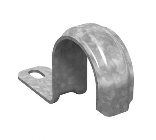 Скоба кабельная однолапковая 10-11, толщ. 0,8 мм, гальван. цинк, 043510  СКО-10-11-0,8-ЭЦ   Ostec