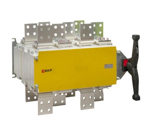 Рубильник-переключатель 2500A 4P c рукояткой управления для прямой установки PowerSwitchpscs-2500-4 EKF