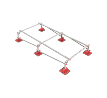 Опорная конструкция для установки оборудования TECHNORAPTOR LIGHTFOOT 1500х3000 тип 4  KM-TR-LTF-SSEI-1500-3000-4  КМ - профиль