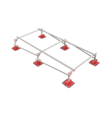 Опорная конструкция для установки оборудования TECHNORAPTOR LIGHTFOOT 1500х3000 тип 4  KM-TR-LTF-SSEI-1500-3000-4  КМ - профиль