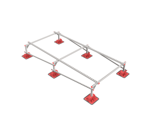 Опорная конструкция для установки оборудования TECHNORAPTOR LIGHTFOOT 1500х3000 тип 4  KM-TR-LTF-SSEI-1500-3000-4  КМ - профиль