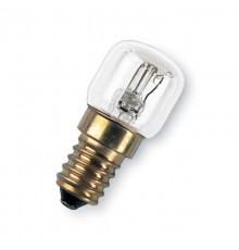 Лампа накаливания ЛОН трубчатая d22мм E14 15Вт 230В прозрачная, для печей и духовых шкафов SPC.T OVEN CL 15W 230V E14 FS1  4050300003108  Osram