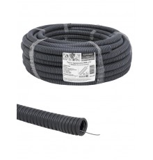 Труба гофрированная ПВХ d 32 с зондом (50 м) легкая Народная