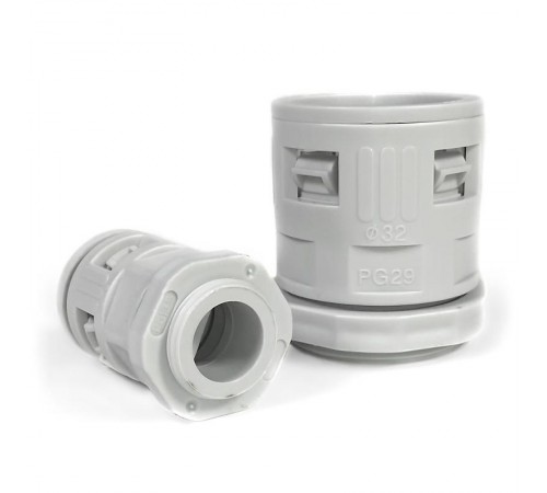 Муфта вводная для гофрированных труб серая ВМ-ГТ-20  PR08.3269  Промрукав