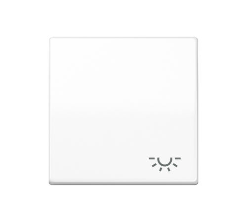 Клавиша с символом "свет"; белая AS591LWW Jung