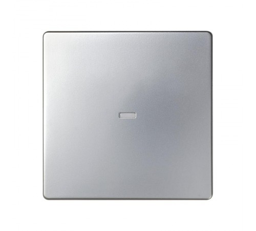 Simon 82 Клавиша для выключателя одноклавишного с подсветкой, S82 Detail, алюминий  8200011-093  Simon