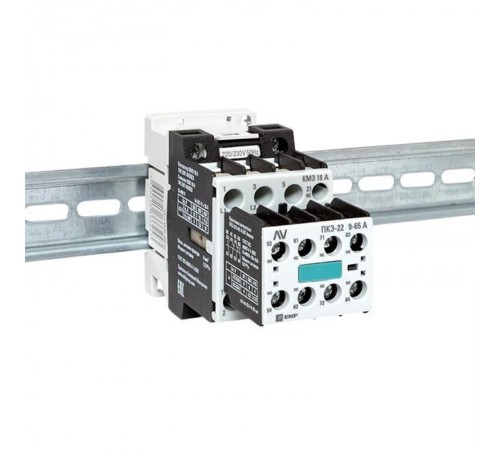 Комплект КМЭ 18А 1NC 230В АС с дополнительными контактами 2НО+2НЗ EKF AVERES  ctr-s-18-01-230-av-22  EKF