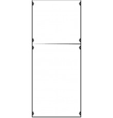 Панель с защитым пластроном и дин-рейкой  2B4A  ABB