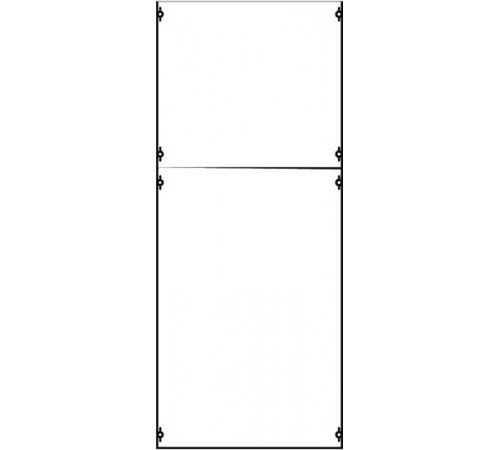 Панель с защитым пластроном и дин-рейкой  2B4A  ABB