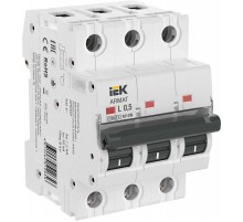 Выключатель автоматический трёхполюсный M10N 3P L 0,5А 10кА ARMAT  AR-M10N-3-L0D5  IEK