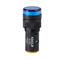 Лампа AD16DS(LED) матрица D16мм синий 220В DC  357829  КЭАЗ