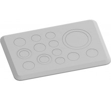 TZ102P10 фланец для метрических сальников 1xM63/M50, 2xM32/M20, 5xM25, 5xM20 (10шт.)  2CPX010453R9999  ABB