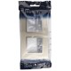 Рамка для розеток и выключателей Elegance 14-5012-04 Classic, на 2 поста, шампань  Б0060579  ЭРА