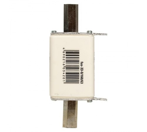 Плавкая вставка ППН-33 160/ 63А габарит 0  fus-33-0/160/63  EKF