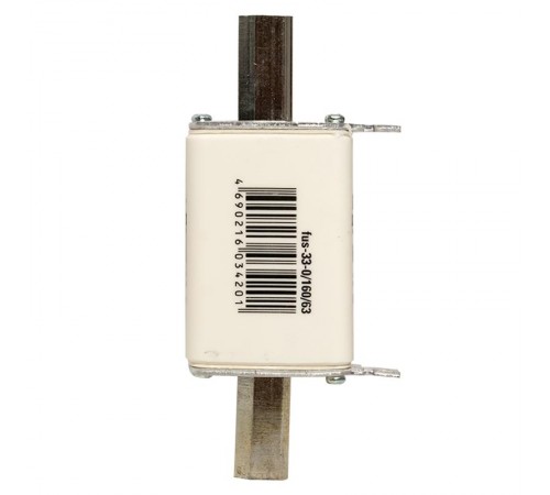 Плавкая вставка ППН-33 160/ 63А габарит 0  fus-33-0/160/63  EKF