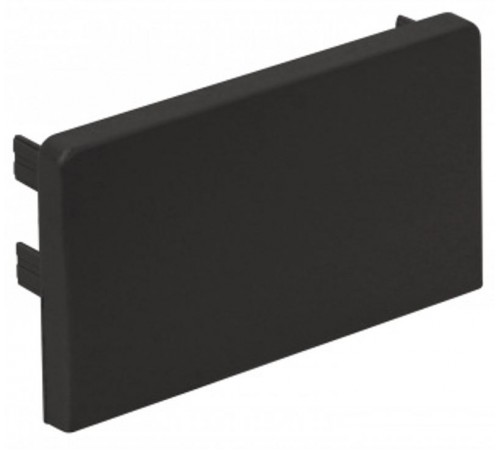 Заглушка для РКК-100х60 и 100х40 (черная)  ЗГЛ-100х60-Ч  Рувинил