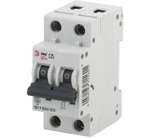 Выключатель автоматический двухполюсный Pro NO-901-54 ВА47-63 2P 25А кривая C  Б0031826  ЭРА