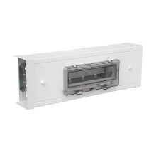 Щит для монтажа 12 устройств (корпус) с крышкой, сталь, белый RAL 9010  6288330  OBO Bettermann