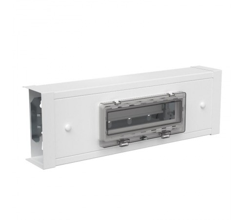 Щит для монтажа 12 устройств (корпус) с крышкой, сталь, белый RAL 9010  6288330  OBO Bettermann