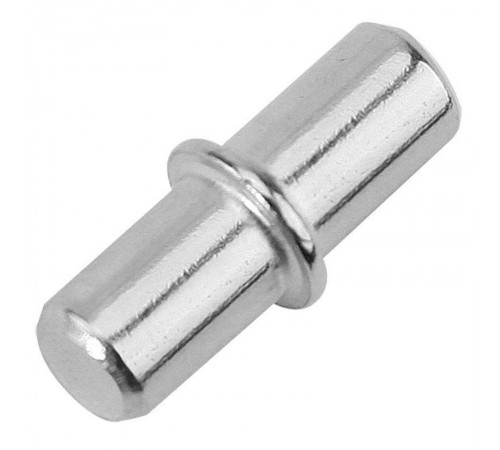 Полкодержатель с борт. 5,0х16 никель (12 шт)-пакет   127464  Tech-KREP