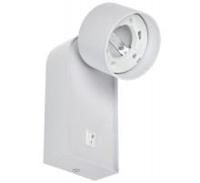 Светильник 4041 настенный GX53 белый  LT-UBB0-4041-GX53-1-K01  IEK