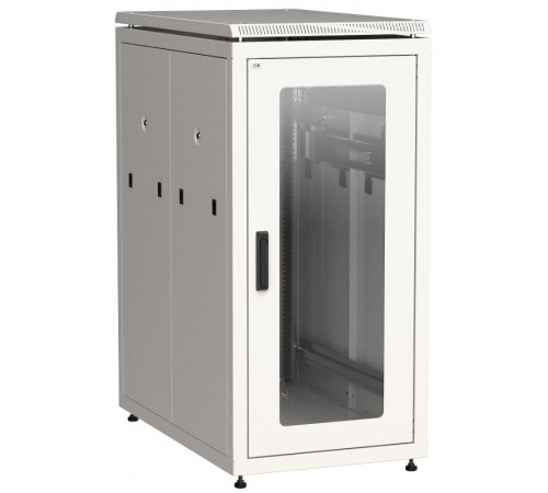 ITK LINEA N 24U 800х1000мм стекл. пер. дв. задн. перф. сер.  LN35-24U81-GP  ITK