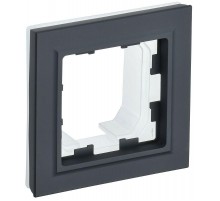 BRITE Рамка 1-ая IP44 РУ-1-БрГ-44 графит  BR-M12-44-K53  IEK
