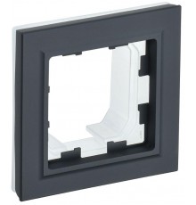 BRITE Рамка 1-ая IP44 РУ-1-БрГ-44 графит  BR-M12-44-K53  IEK