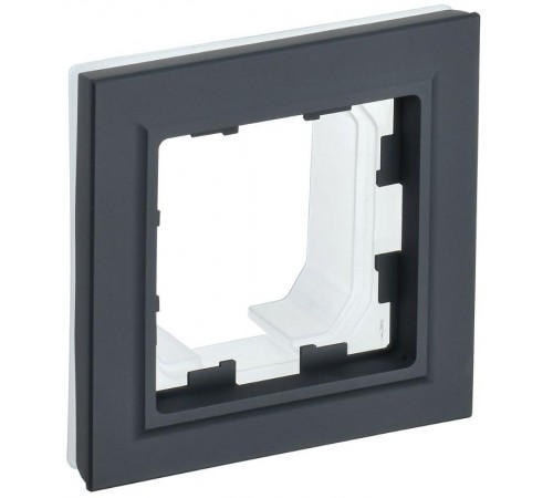 BRITE Рамка 1-ая IP44 РУ-1-БрГ-44 графит  BR-M12-44-K53  IEK
