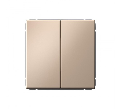 ArtGallery Песочный Выключатель 2-клавишный , 10АХ, механизм, быстрозажим. клем.  GAL001251S  SE