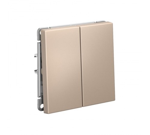 ArtGallery Песочный Выключатель 2-клавишный, сх.5, 10АХ, механизм  GAL001251  SE