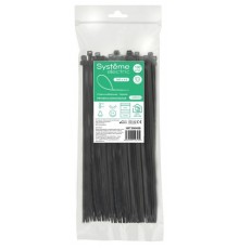 Стяжка кабельная 300х4.8 Чёрная (100шт)  IMT30048B  SE