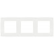 Рамка для розеток и выключателей ЭРА Серия 12 12-5003-01М на 3 поста, белый матовый   Б0065738  ЭРА