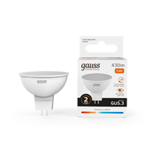 Лампа светодиодная LED 5,5Вт GU5.3 220В 2700К Elementary MR16  13516  Gauss