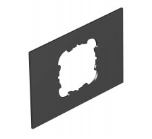 Крышка для напольного бокса Telitank на 1 устройство EK 110x77 мм (ПВХ,черный) (T4B P2S 9011)  7408244  OBO Bettermann