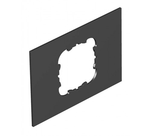 Крышка для напольного бокса Telitank на 1 устройство EK 110x77 мм (ПВХ,черный) (T4B P2S 9011)  7408244  OBO Bettermann