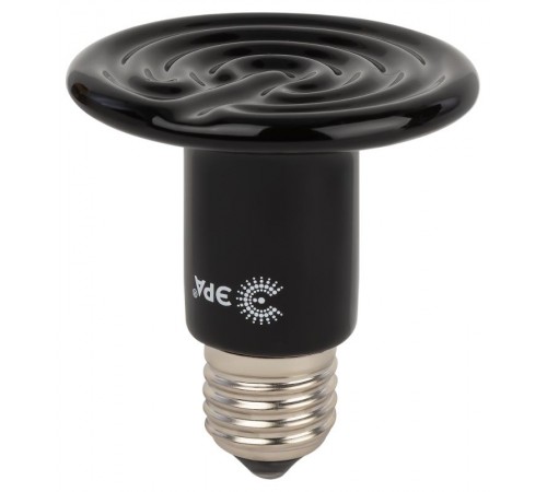 Инфракрасная лампа 50Вт Е27 FITO-50W-НQ керамическая серии CeramiHeat модель RX для брудера, рептилий  Б0052714  ЭРА