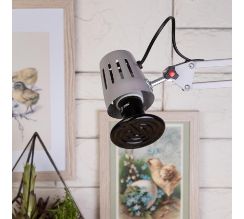 Инфракрасная лампа 50Вт Е27 FITO-50W-НQ керамическая серии CeramiHeat модель RX для брудера, рептилий  Б0052714  ЭРА